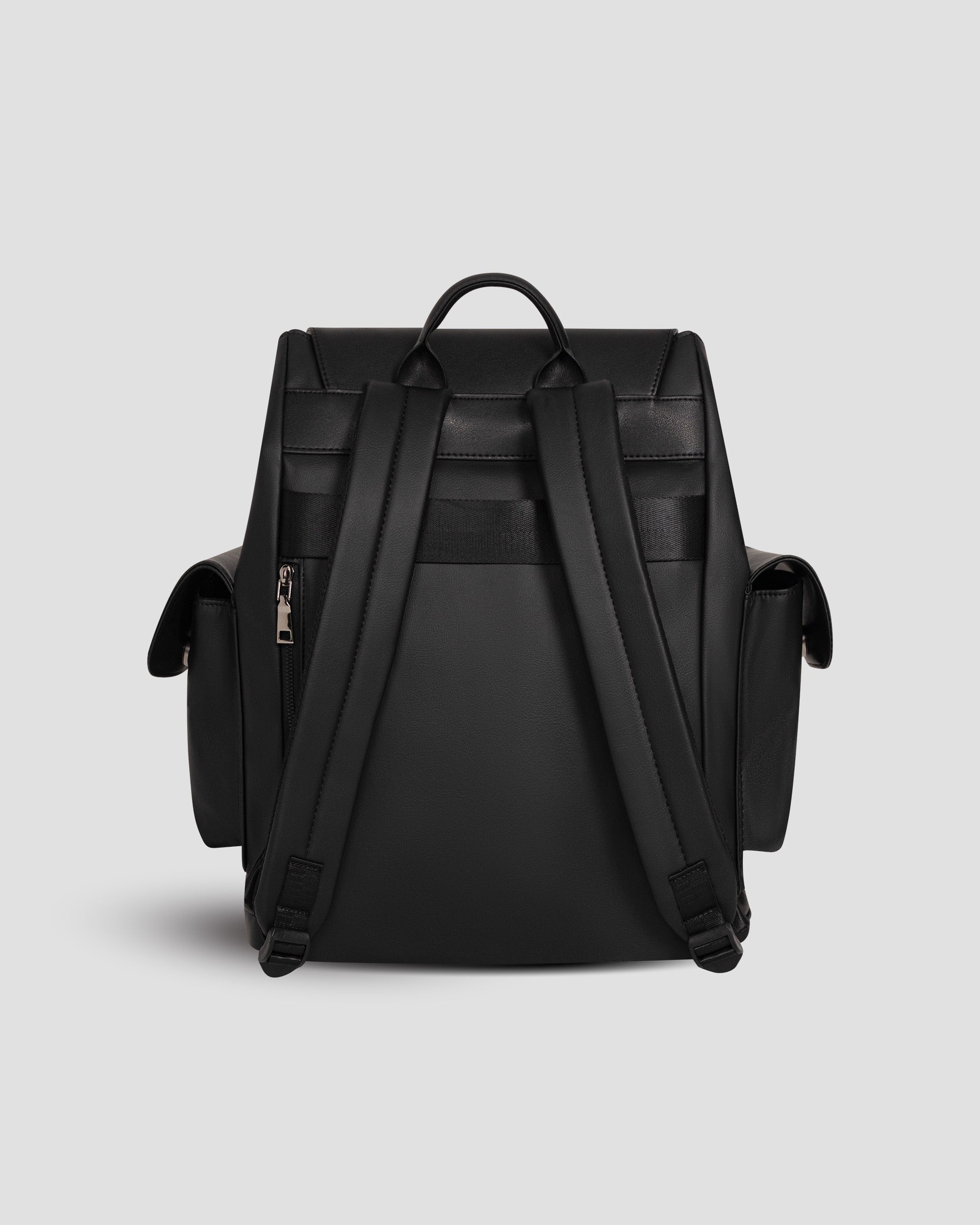 Heritage Leather Rucksack Large - Black