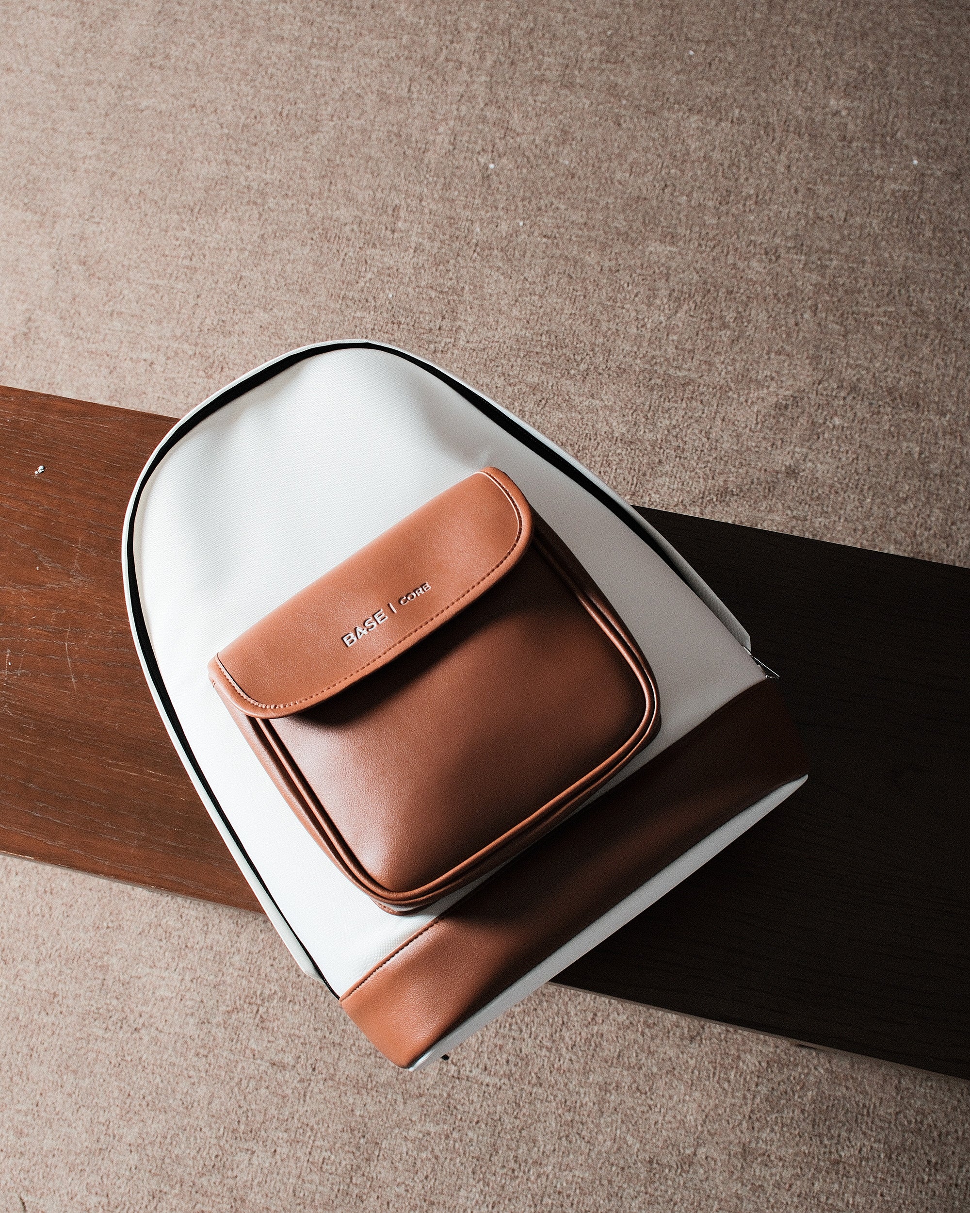 Envelope Sculpt Backpack Large - Saddle Brown