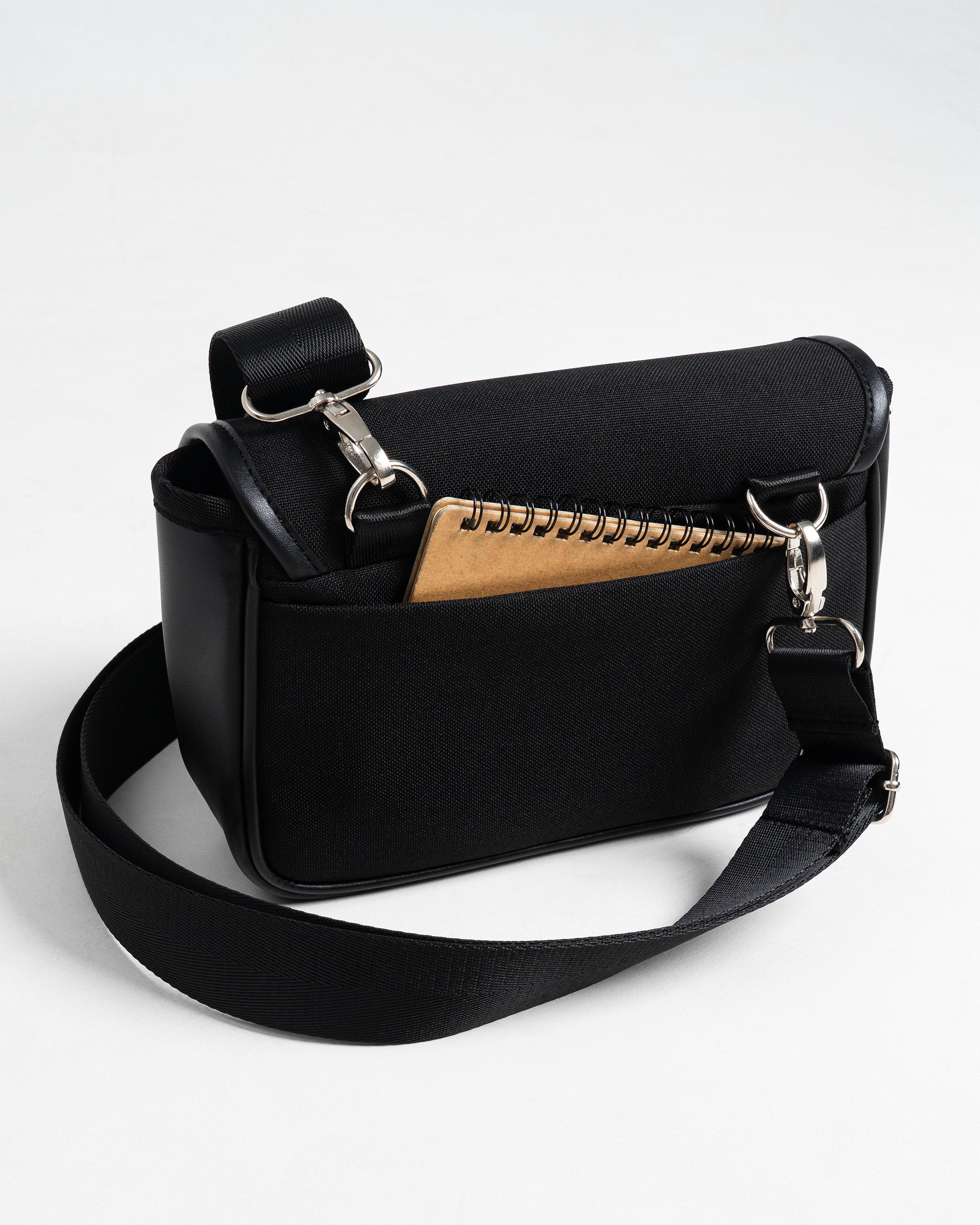 Core Flap Crossbody - Black