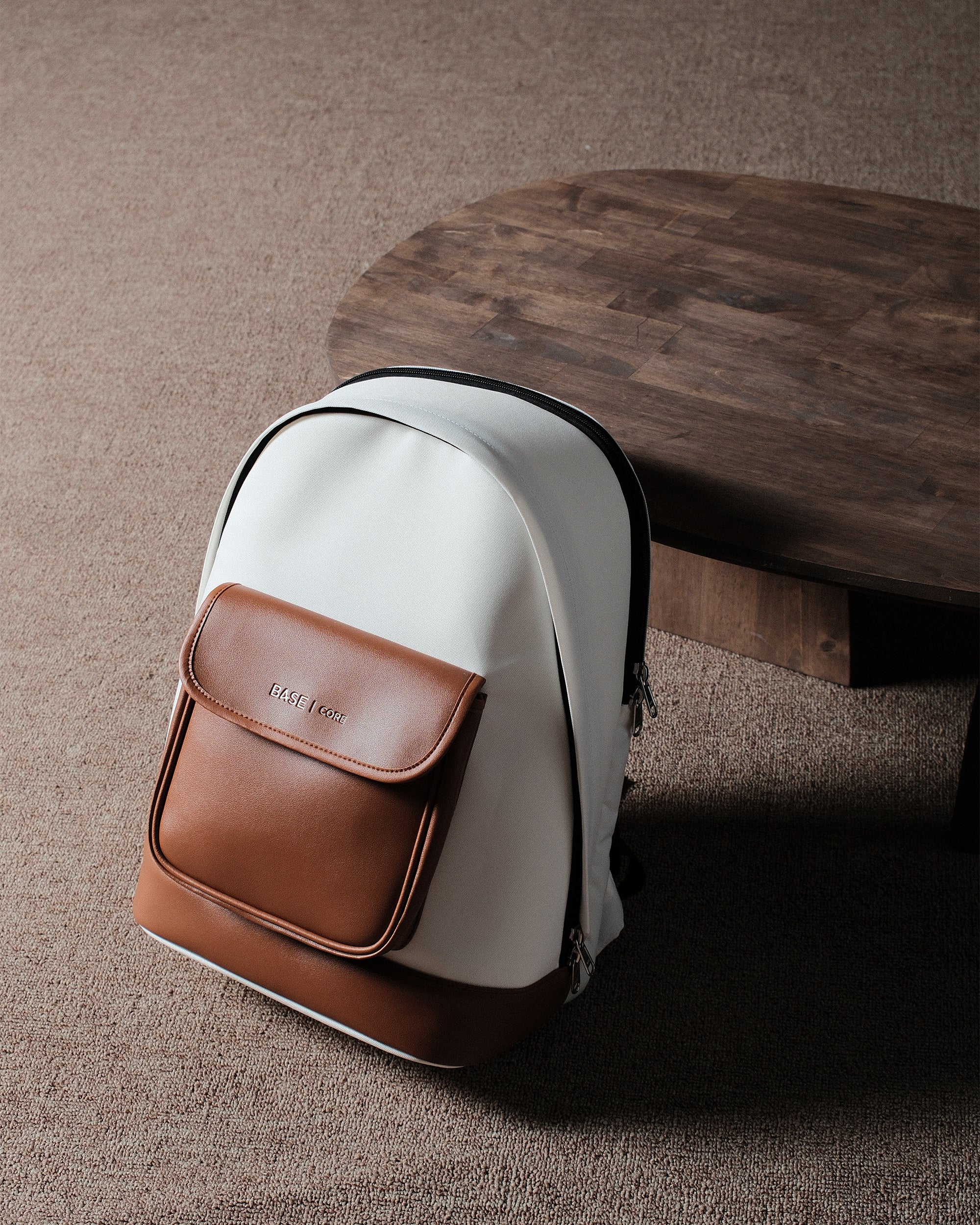 Envelope Sculpt Backpack Large - Saddle Brown