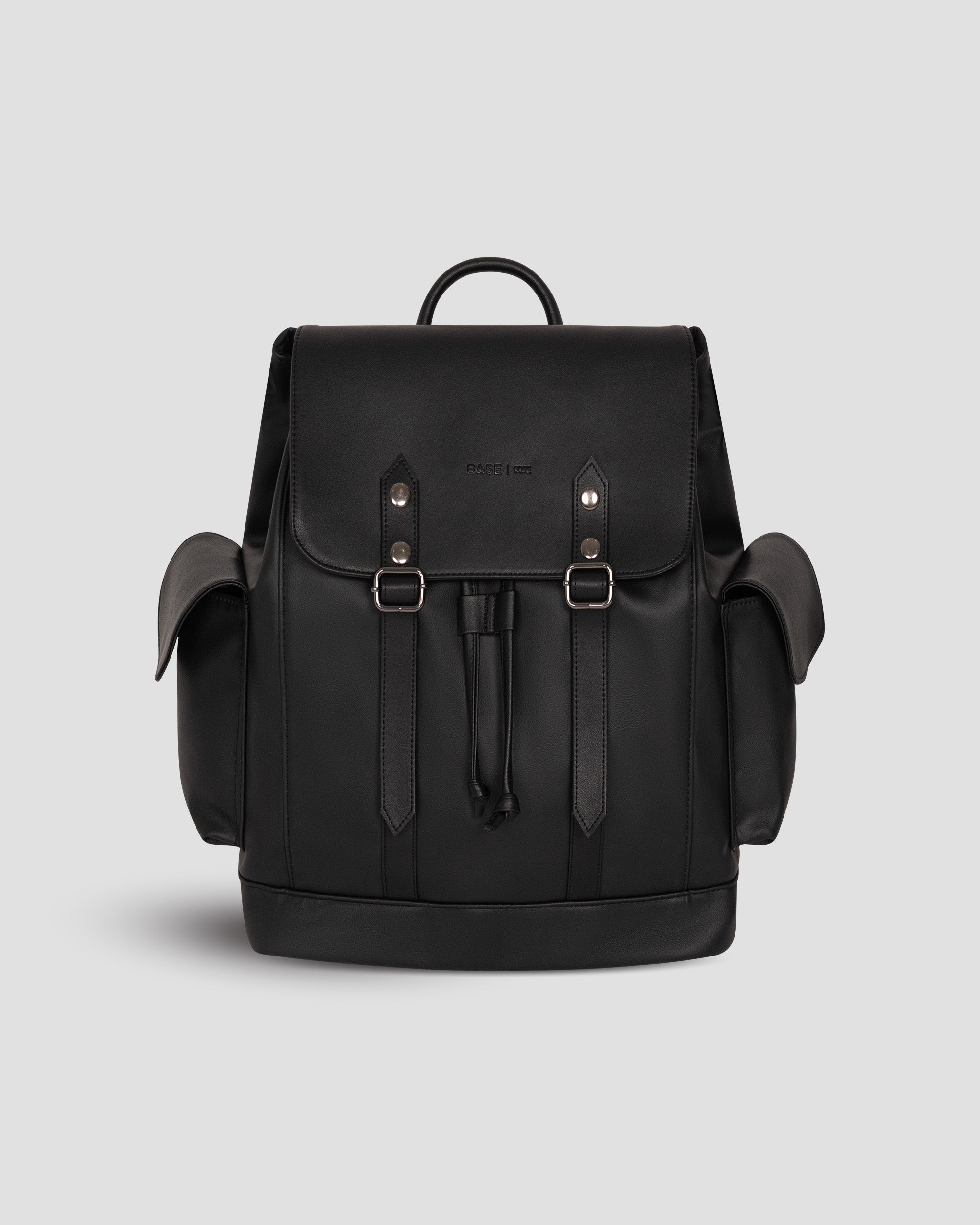 Heritage Leather Rucksack Large - Black
