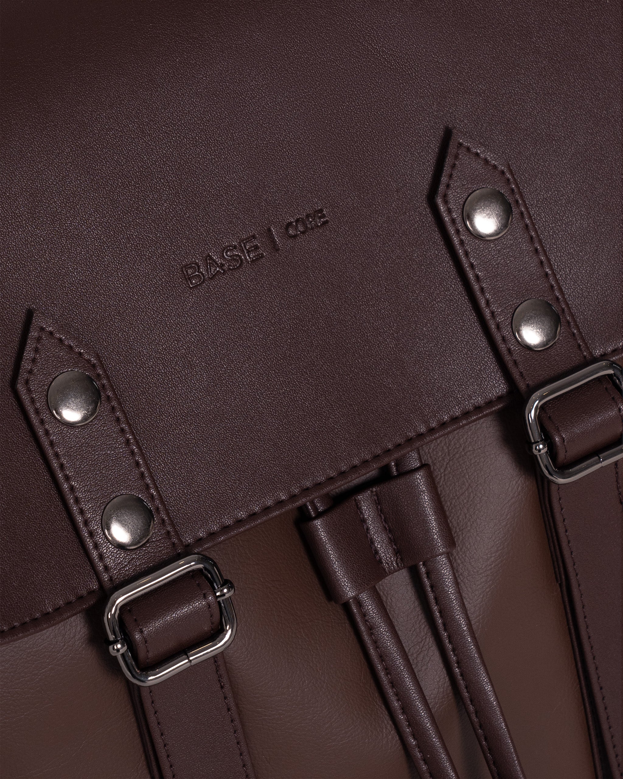 Heritage Leather Rucksack Large - Dark Brown