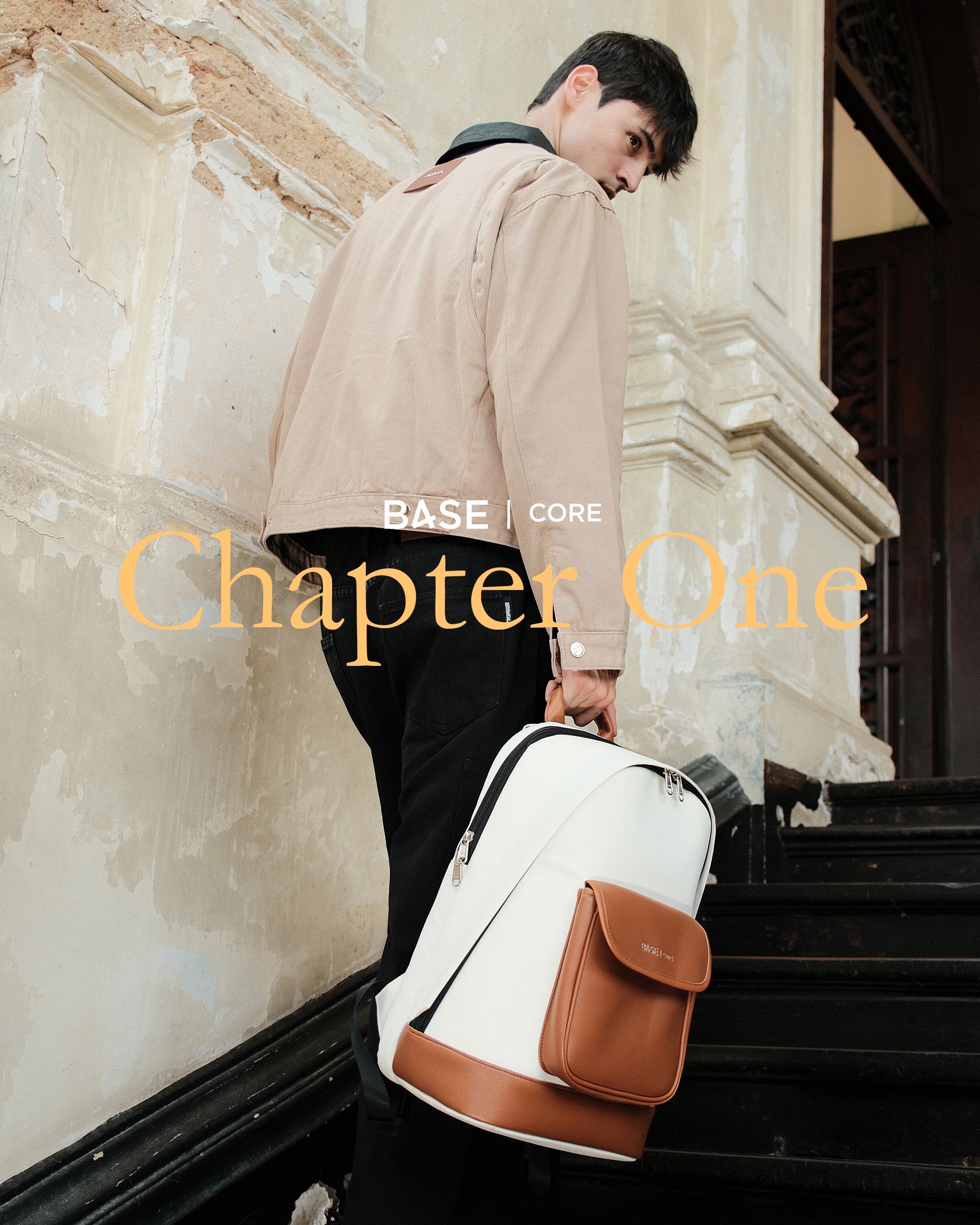 Envelope Sculpt Backpack Large - Saddle Brown